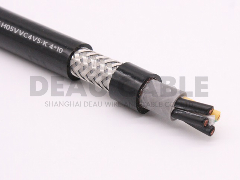 双护套耐油屏蔽电缆HO5VVC4V5-K 4*10